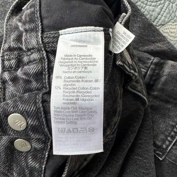Madewell Low Slung Straight Cargo Jeans Size 30 - Picture 4 of 10